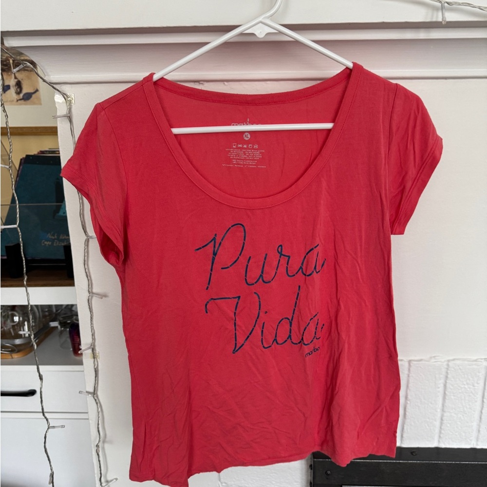 Pura Vida Women's Casual Pink Tee
